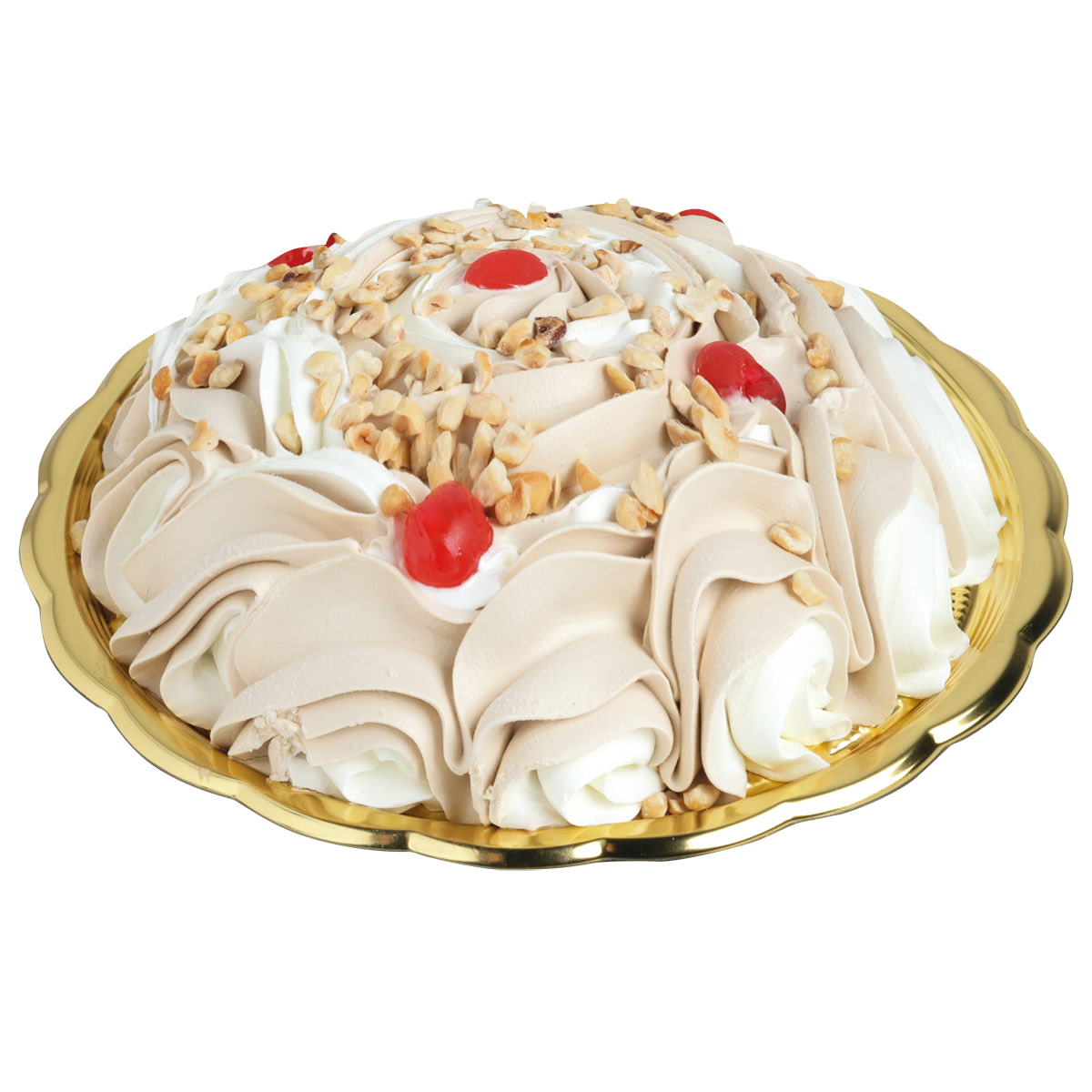 torta gelato panna nocciola - Gallo gelati - gelato artigianale siciliano